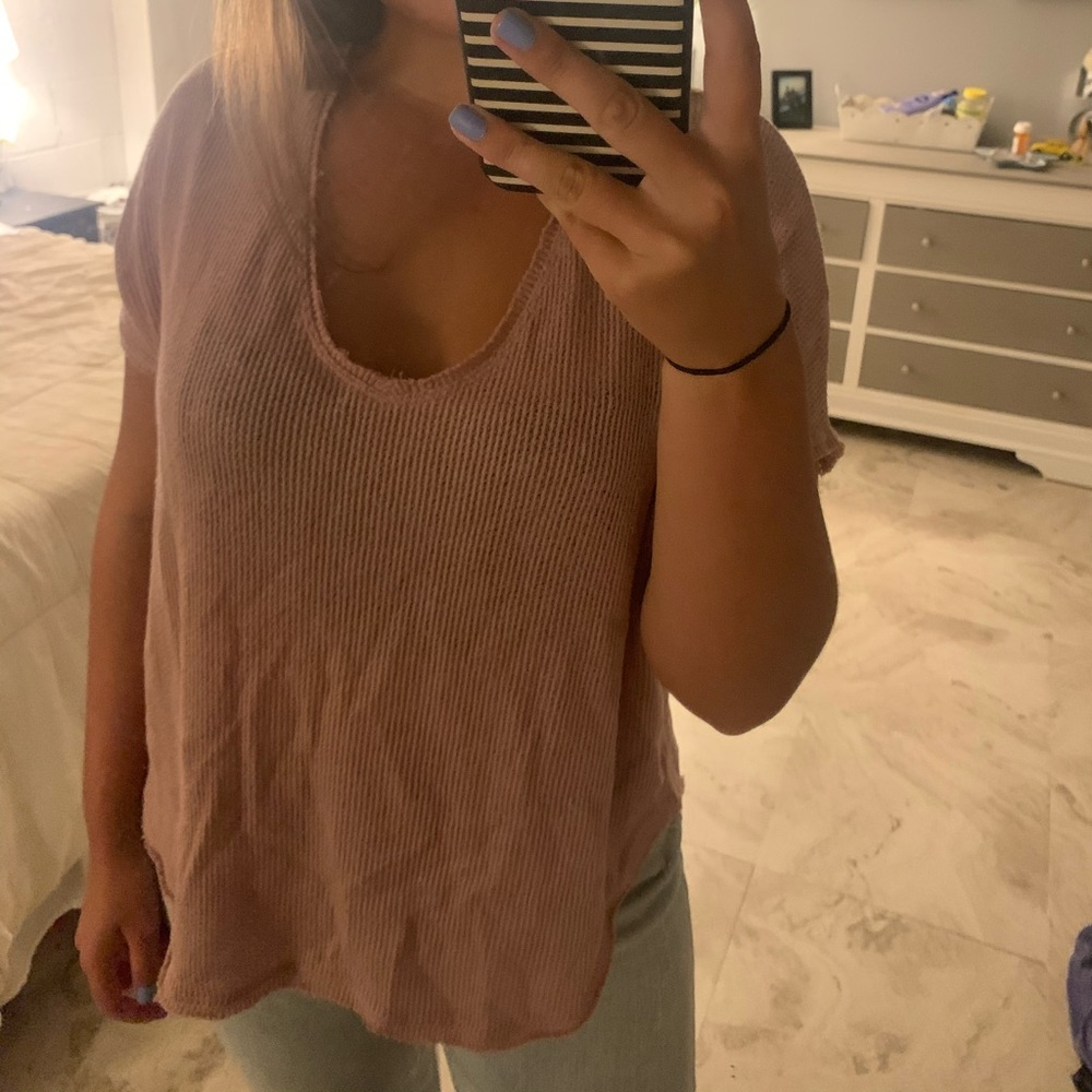 American Eagle ribbed top.